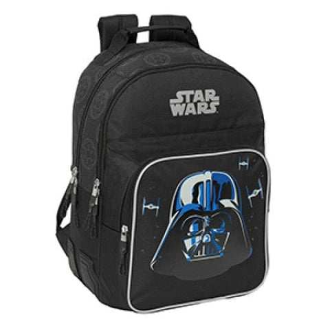 BeadsBalzar Craft Store Star Wars Double Backpack with Corner Pads – Adaptable to Trolley Car 32x42x15 cm