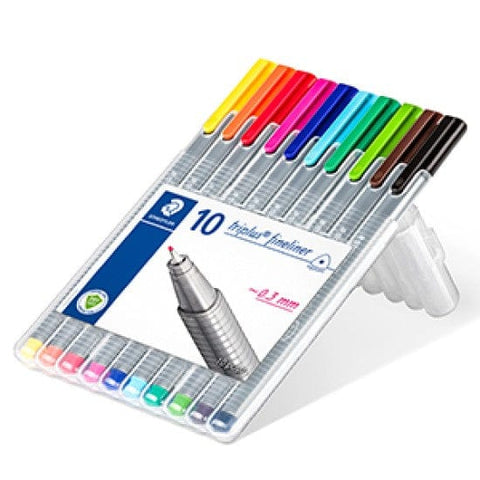 BeadsBalzar Craft Store Triplus Fineliner – Set of 10