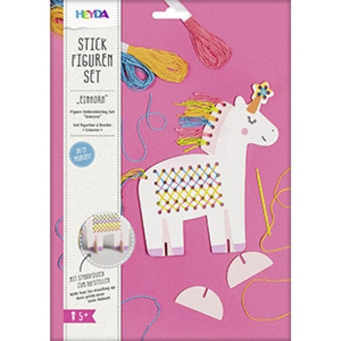 BeadsBalzar Craft Store UNICORN Kids Embroidery Set – Beginner Needlecraft Kit for Children
