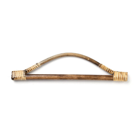 BeadsBalzar Craft Store Wood &amp; Rattan Woven Bag Handles, for Bag Handles Replacement Accessories, Camel