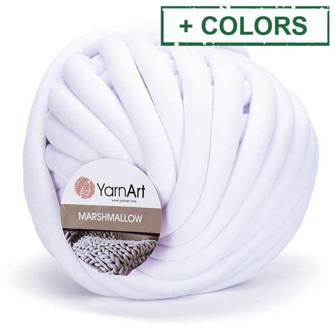 BeadsBalzar Craft Store YarnArt Marshmallow Yarn | Super Chunky Chenille for Knitting & Crochet