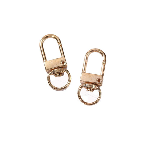 BeadsBalzar Craft Store Zinc Alloy Lobster Claw Swivel Clasps – U-Shaped Golden Bag Accessories, 32mm