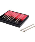 Beadsmith 10 Piece Diamond coated Burr Set 2.35mm -150 grit Beadsmith 10-Piece Diamond Coated Burr Set – Precision Tools for Fine Detailing