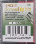 Beadsmith 10 Piece Diamond coated Burr Set 2.35mm -150 grit Beadsmith 10-Piece Diamond Coated Burr Set – Precision Tools for Fine Detailing
