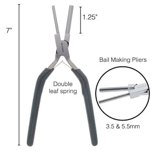 Beadsmith Bail Making Pliers 3 & 5mm Beadsmith Bail Making Pliers 3 & 5mm