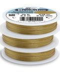 Beadsmith Beadalon 49 strand 0.18 Satin Gold | Durable Jewelry Beading Wire