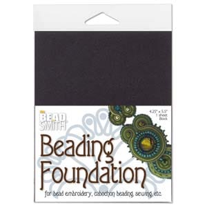 BLACK Beadsmith Beading Foundation 4.25x5.5 inches Beadsmith Beading Foundation 4.25x5.5 inches