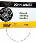 Beadsmith John James Curved Beading Needles #10