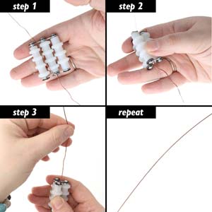 Beadsmith Wire Straightener with 3 Rollers Beasdmith Wire Straightener with 3 Rollers