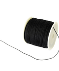 BLACK (NC5164E) Braided Nylon Cord, 0.8mm Braided Nylon Cord, 0.8mm
