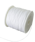 WHITE (NC5164D) Braided Nylon Cord, 0.8mm Braided Nylon Cord, 0.8mm