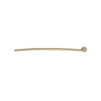 0.7x25mm Brass Ballpin 0.7mm x 50mm 24KT Gold Plated for Jewelry Making Brass Ballpin 0.7mm x 50mm 24KT Gold Plated for Jewelry Making