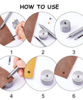 Brass Hollow Rivet Kit with Setting Tool – Mixed Colours, 4×4mm, 400 Pieces Brass Hollow Rivet Kit with Setting Tool – Mixed Colours, 4×4mm, 400 Pieces