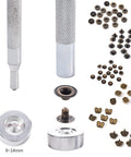 Brass Leather Snap Buttons Fastener Kits including tools Brass Leather Snap Buttons Fastener Kits including tools