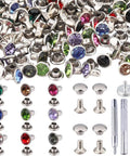 Brass Rhinestone Rivets, Caps and Studs, Steel Eyelets Installation & Leather Tools Brass Rhinestone Rivets, Caps and Studs, Steel Eyelets Installation & Leather Tools
