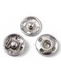 Brass Sewing Snap Button, Press Studs, Garment Buttons, Flat Round, Platinum Brass Sewing Snap Button, Press Studs, Garment Buttons, Flat Round, Platinum
