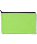 LIGHT GREEN Canvas Jewelry Storage Bag – Multipurpose Travel Pouch with Black Zipper Canvas Jewelry Storage Bag – Multipurpose Travel Pouch with Black Zipper