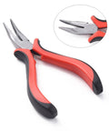 Carbon Steel Jewelry Pliers, Bent Nose Pliers, Serrated Jaw Carbon Steel Jewelry Pliers, Bent Nose Pliers, Serrated Jaw