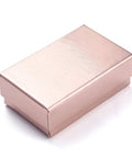PINK Cardboard Gift Box Jewelry Boxes, with Black Sponge Inside, Rectangle,  8.3x5.2x2.9cm Cardboard Gift Box Jewelry Boxes, with Black Sponge Inside, Rectangle,  8.3x5.2x2.9cm