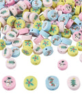 Christmas Polymer Clay Beads, Mixed, 10mm Christmas Polymer Clay Beads, Mixed, 10mm