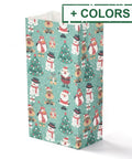 Christmas Theme Rectangle Paper Gift Bags, 12x7.5x23cm Christmas Theme Rectangle Paper Gift Bags, 12x7.5x23cm