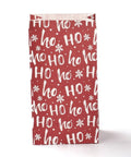 HO HO HO Christmas Theme Rectangle Paper Gift Bags, 12x7.5x23cm Christmas Theme Rectangle Paper Gift Bags, 12x7.5x23cm