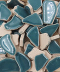 OFF GREEN Chunky Jigsaw Ceramic Mosaic Tiles – Mixed Polygon Shapes Chunky Jigsaw Ceramic Mosaic Tiles – Mixed Polygon Shapes | BalzarCrafts
