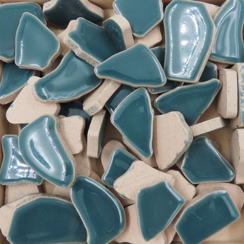 OFF GREEN Chunky Jigsaw Ceramic Mosaic Tiles – Mixed Polygon Shapes Chunky Jigsaw Ceramic Mosaic Tiles – Mixed Polygon Shapes | BalzarCrafts