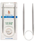 80cmx7.00mm Aluminium Classic circular knitting pins 80cm long Classic circular knitting pins 80cm long