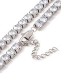 Stainless Steel Classic Cubic Zirconia Tennis Necklace, Vacuum Plating 304 Stainless Steel , Clear, 16.65 inch(42.3cm) Classic Cubic Zirconia Tennis Necklace, Vacuum Plating 304 Stainless Steel , Clear, 16.65 inch(42.3cm)