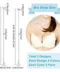 Clear Bra Straps – Invisible Non-Slip Adjustable Transparent Shoulder Straps for Women’s Strapless Bras Clear Bra Straps – Invisible Non-Slip Adjustable Transparent Shoulder Straps for Women’s Strapless Bras