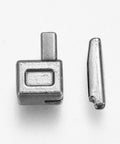 Clothing Accessories, Zinc Alloy Zipper Repair Accessories Insert Box and Pin Fix Retainer, Gunmetal Clothing Accessories, Zinc Alloy Zipper Repair Accessories Insert Box and Pin Fix Retainer, Gunmetal