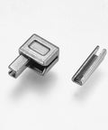 Clothing Accessories, Zinc Alloy Zipper Repair Accessories Insert Box and Pin Fix Retainer, Gunmetal Clothing Accessories, Zinc Alloy Zipper Repair Accessories Insert Box and Pin Fix Retainer, Gunmetal