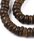Coco Nut Beads Strands, Flat Round, 8mm Coco Nut Beads Strands, Flat Round, 8mm