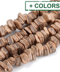 Coconut Beads Strands, Square Heishi Beads, 6~8mm Coconut Beads Strands, Square Heishi Beads, 6~8mm
