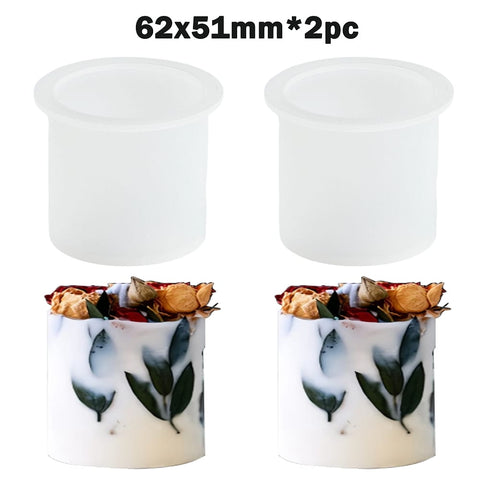 Column Silicone Candle Mould – 62 × 51mm Column Silicone Candle Mould 62 × 51mm | BalzarCrafts