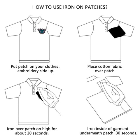 Computerized Embroidery Fabric Patches – Iron-On or Sew-On Appliqués Computerized Embroidery Fabric Patches – Iron-On or Sew-On Appliqués