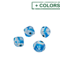 Coned Transparent Evil Eye Glass Beads Hand Painted 10mm Coned Transparent Evil Eye Glass Beads Hand Painted 10mm