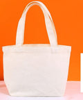 Cotton Cloth Blank Canvas Bag, Horizontal Tote Bag for DIY Craft, Snow Cotton Cloth Blank Canvas Bag, Horizontal Tote Bag for DIY Craft, Snow