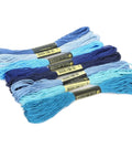 BLUE THEME Cotton Crochet Threads, Embroidery Threads Cotton Crochet Threads, Embroidery Threads