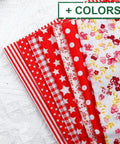 Cotton Fabric Squares for Patchwork, Flower Pattern, 25x25cm, 7 Sheets/set Cotton Fabric Squares for Patchwork, Flower Pattern, 25x25cm | Cyprus