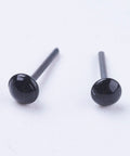 Craft Glass Doll Eyes, Stuffed Toy Eyes, with Steel Pin, Black  3mm Craft Glass Doll Eyes, Stuffed Toy Eyes, with Steel Pin, Black  3mm
