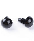 Craft Plastic Doll Eyes, Stuffed Toy Eyes, Safety Eyes, Black 12mm Craft Plastic Doll Eyes, Stuffed Toy Eyes, Safety Eyes, Black 12mm