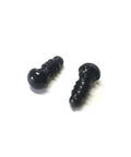 Craft Plastic Doll Eyes, Stuffed Toy Eyes, Safety Eyes, Half Round, Black Craft Plastic Doll Eyes, Stuffed Toy Eyes, Safety Eyes, Half Round, Black