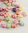 Craft Style Acrylic Beads, Elephant, Mixed Color 9x12mm Craft Style Acrylic Beads, Elephant, Mixed Color 9x12mm