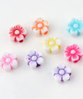 Craft Style Acrylic Corrugated Beads, Flower, Mixed Color 8mm Craft Style Acrylic Corrugated Beads, Flower, Mixed Color 8mm