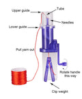 Creative Hand-operated Embellish-Knit Knitting Machine, Spool Knitter Embellish Craft Bracelet Weave Tool Creative Hand-operated Embellish-Knit Knitting Machine, Spool Knitter Embellish Craft Bracelet Weave Tool