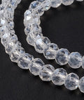 Crystal Glass Rondelle Beads Strands, Faceted, Clear AB, 3.5x2.5~3mm Crystal Glass Rondelle Beads Strands, Faceted, Clear AB, 3.5x2.5~3mm