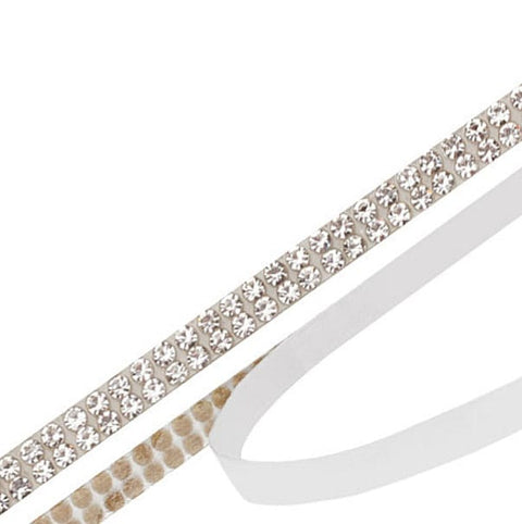 2 meters Crystal Self-Adhesive Hotfix Rhinestone Ribbon Trim – 4.5mm Crystal Self-Adhesive Hotfix Rhinestone Ribbon Trim – 4.5mm