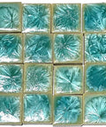 Style #5 Crystalline Glazed Ceramic Mosaic Tiles – 20mm Squares, 125g Crystalline Glazed Ceramic Mosaic Tiles 20mm – 125g